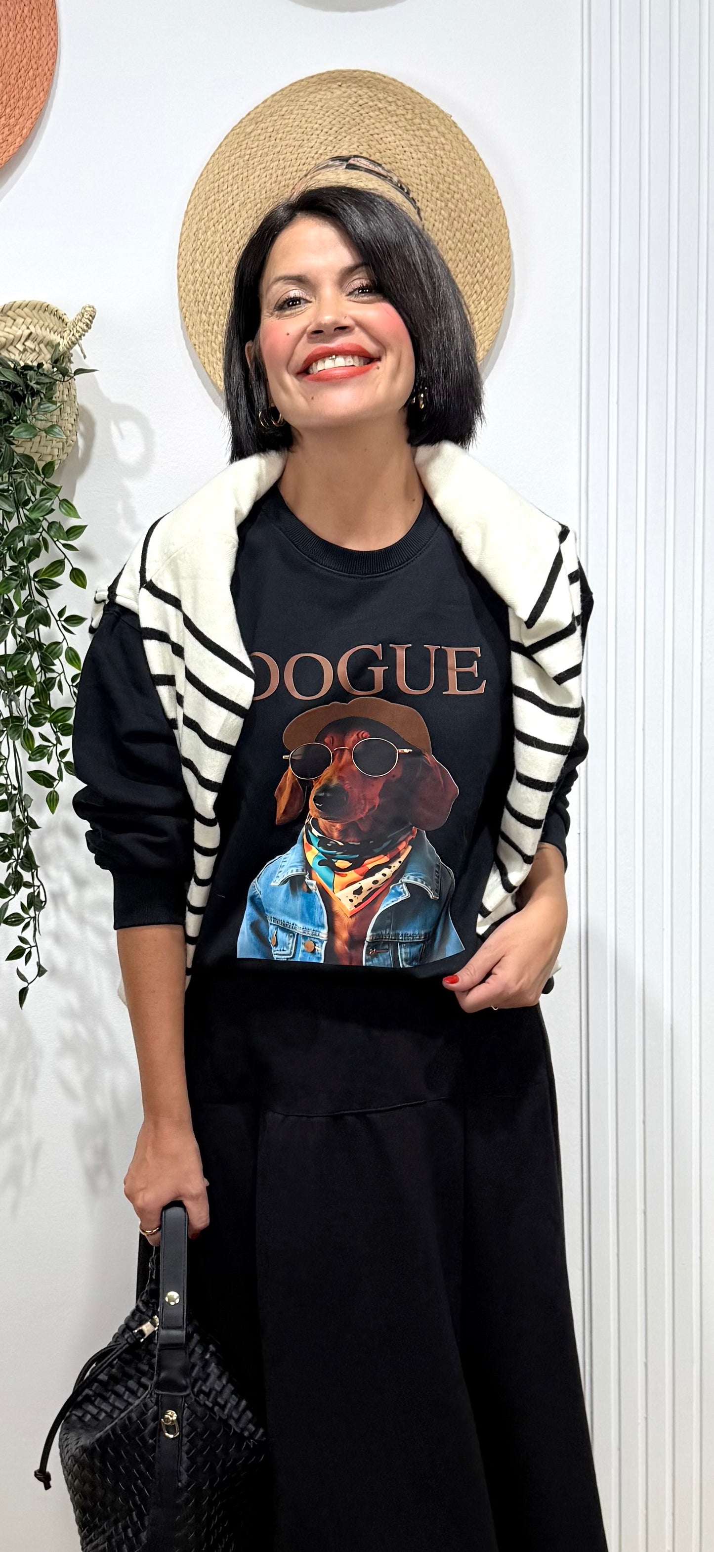 Sudadera Dog negra