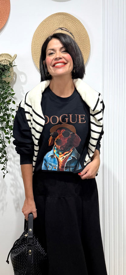 Sudadera Dog negra