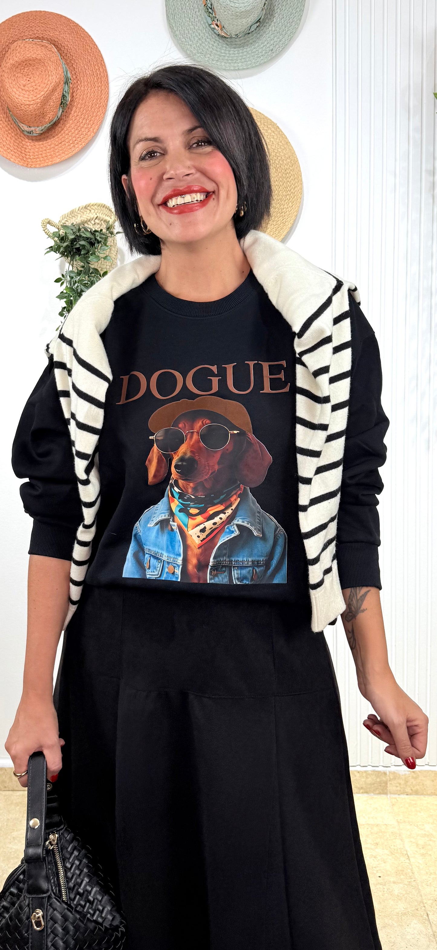 Sudadera Dog negra
