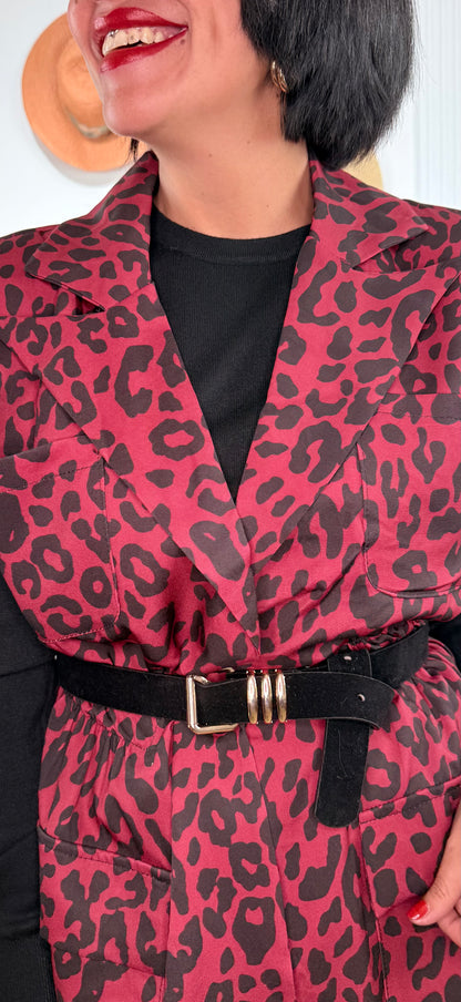Chaleco print rojo