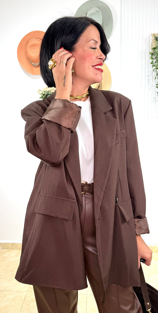 Blazer  chocolate Sara
