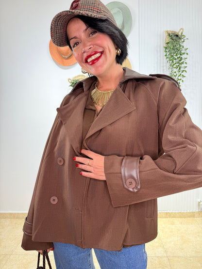 Blazer overize chocolate