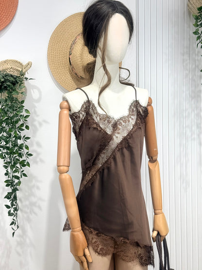 Top desigual lencero encaje