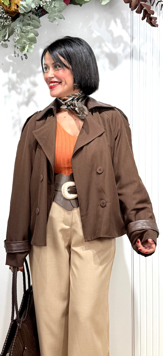 Blazer overize chocolate