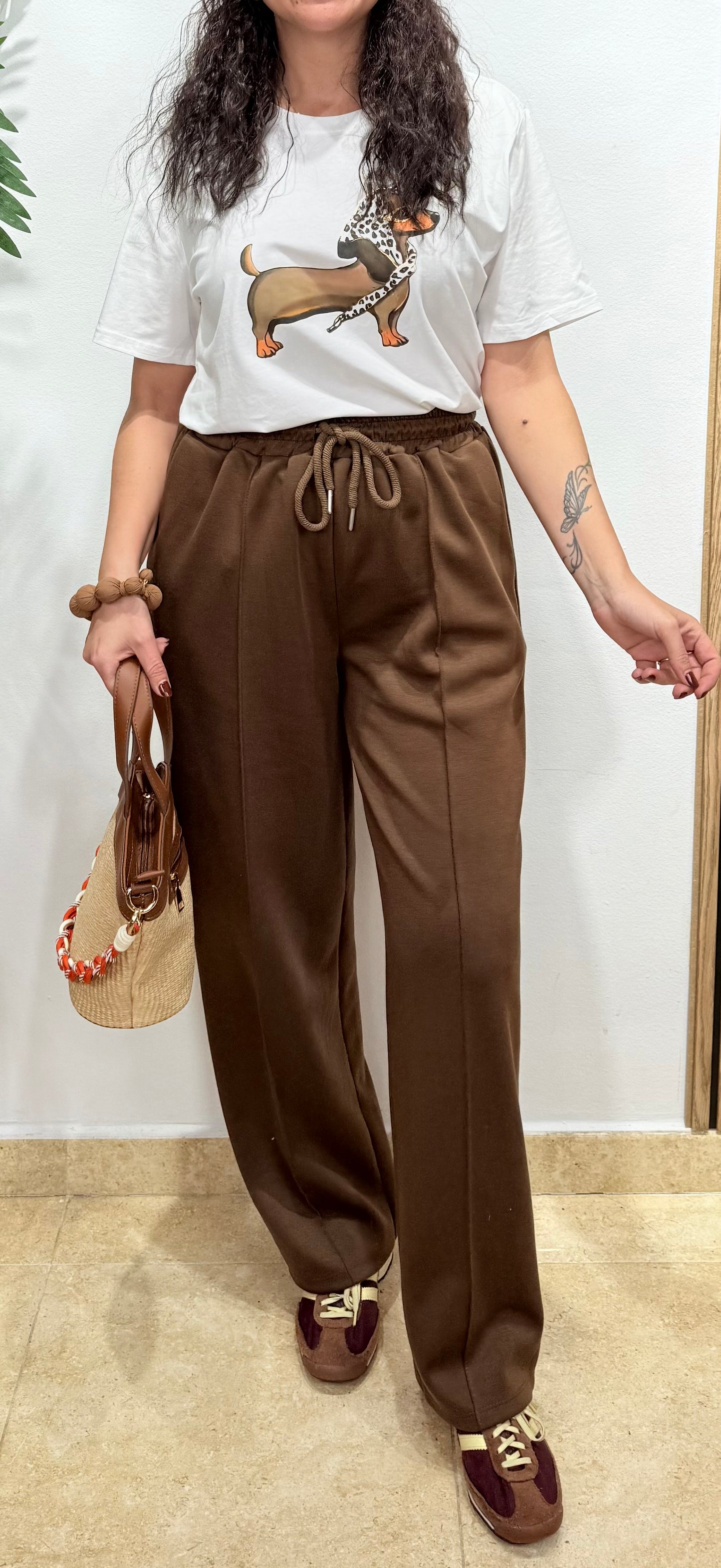 Pantalón Azahara chocolate&nbsp;