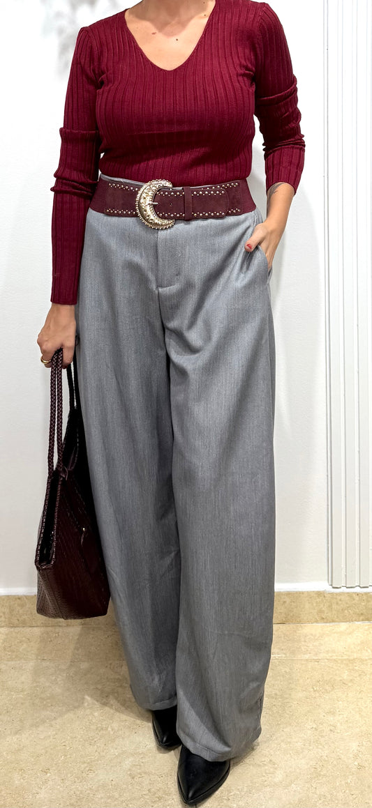 Pantalón ballon gris