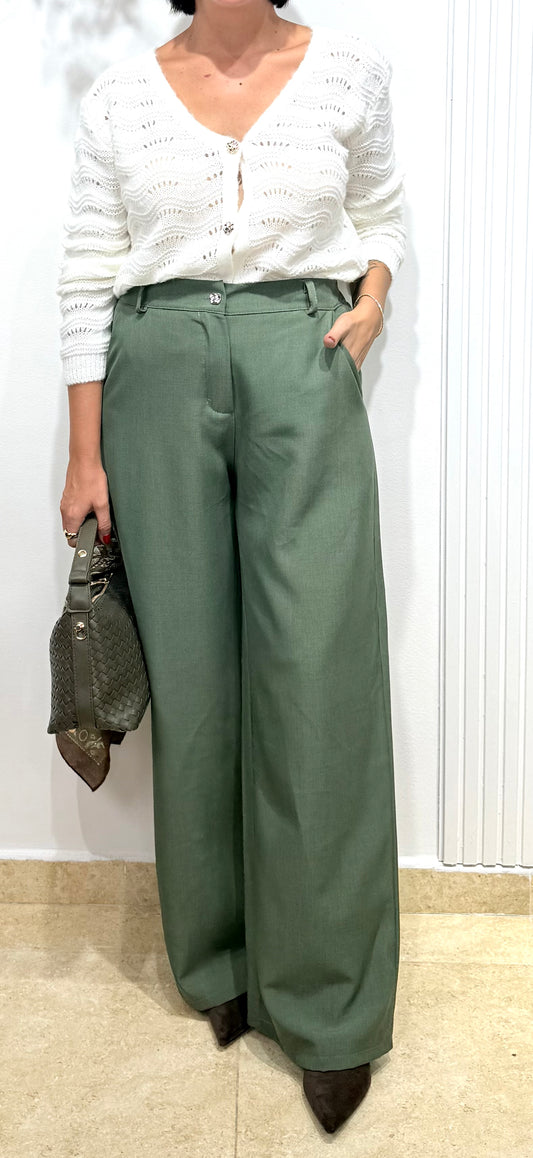 Pantalón pañuelo verde