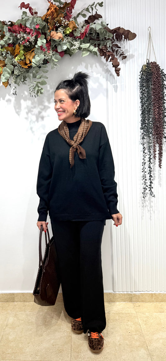 Conjunto de punto negro