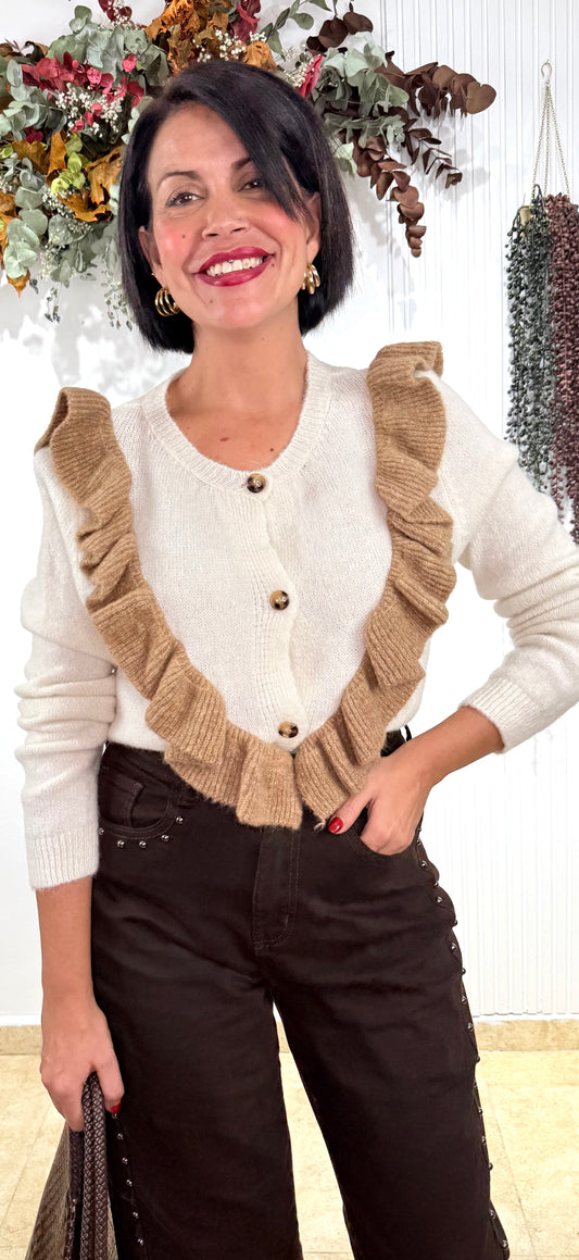 Jersey volantes combi camel