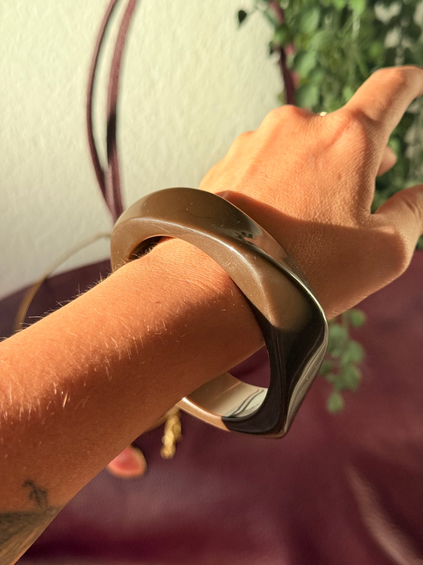 Pulsera resina Chocolate