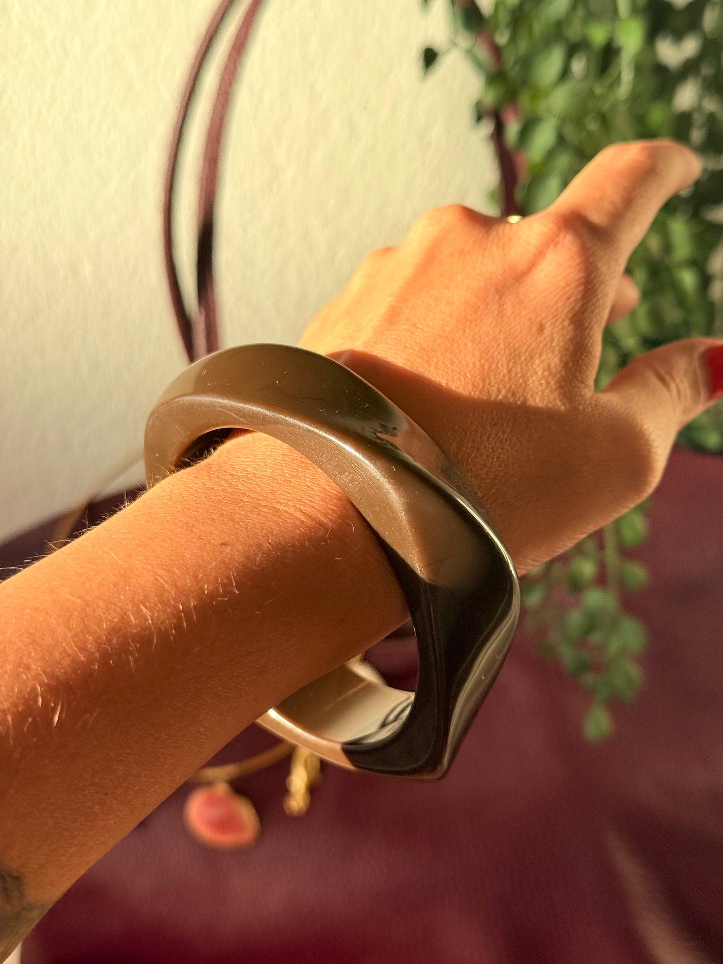 Pulsera resina Chocolate