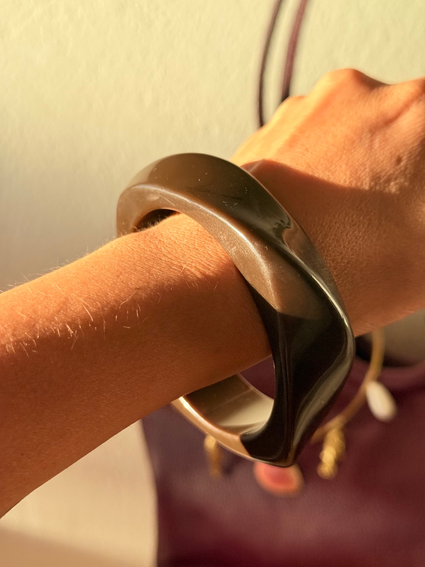 Pulsera resina Chocolate