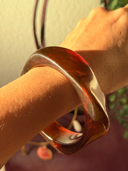 Pulsera resina camel
