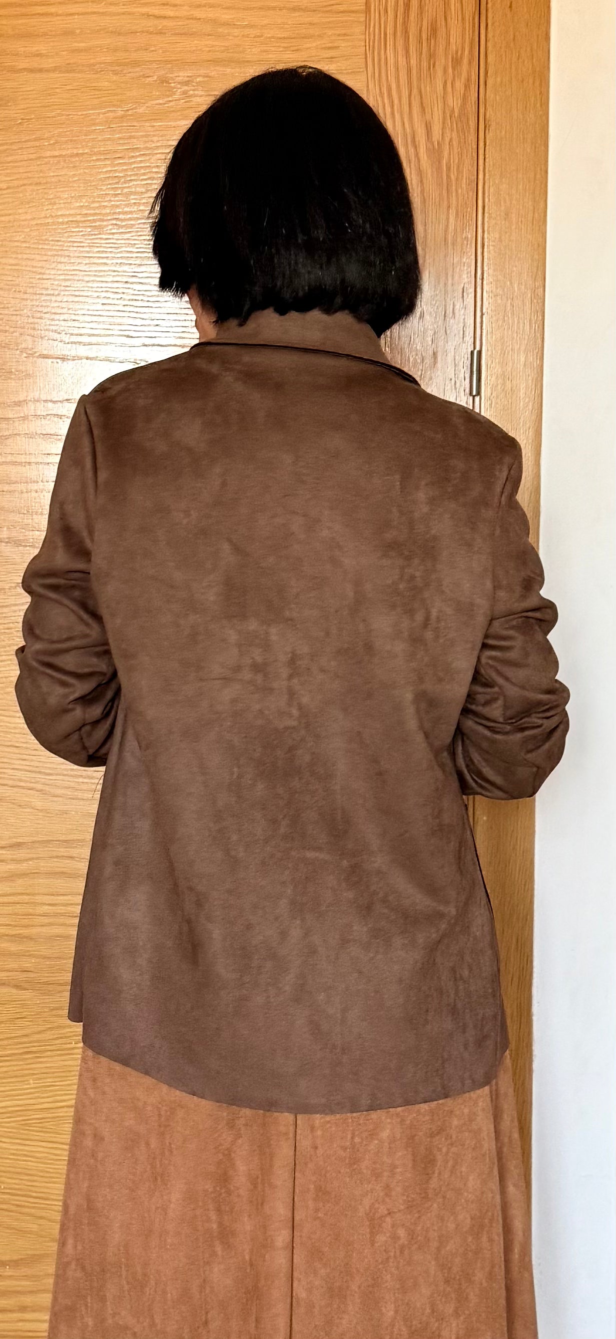 Falda Antelina camel