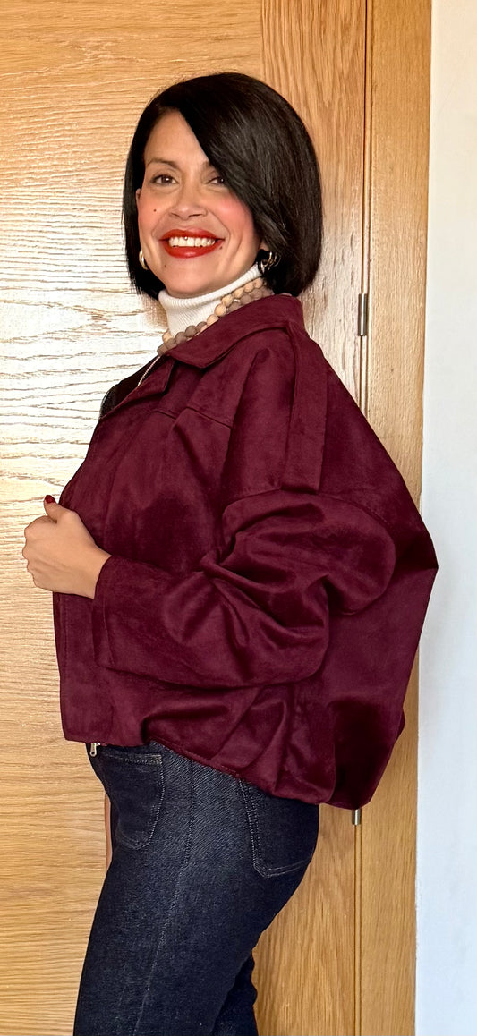Chaqueta Bilma burdeos