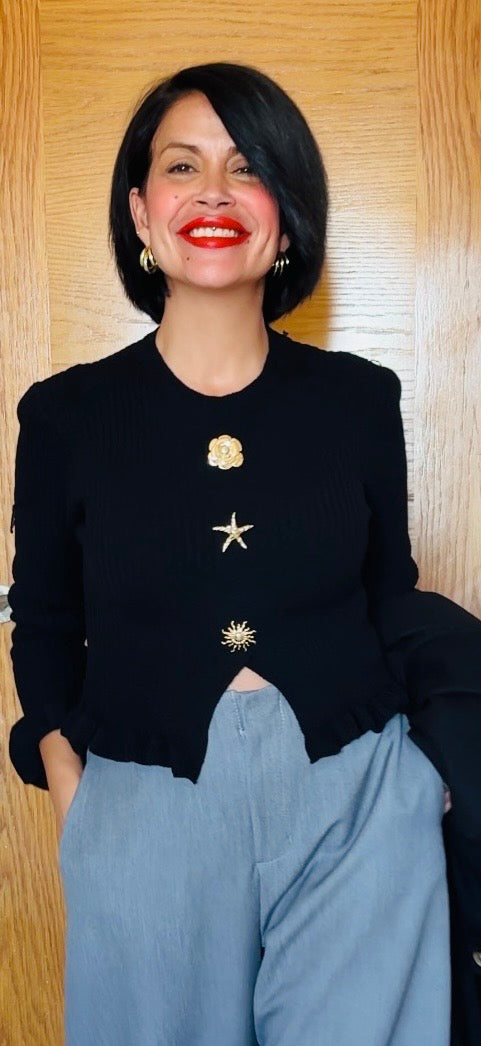 Jersey NEGRO detalles