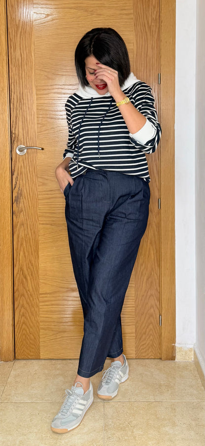 Pantalón vestir denim