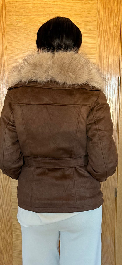 Chaqueta pelo Bella chocolate