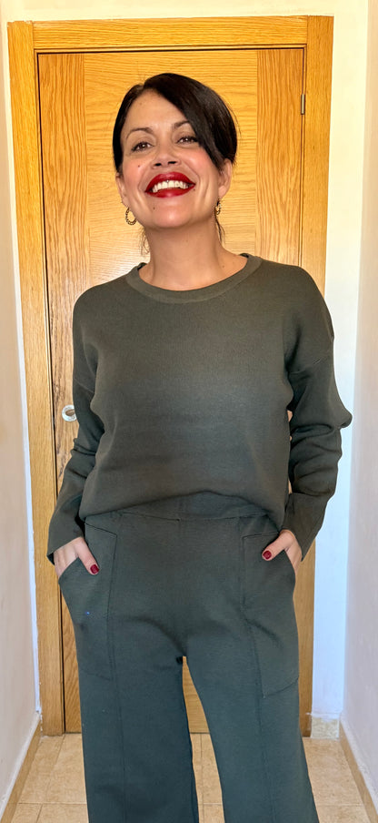 Conjunto Verde oliva Toscana