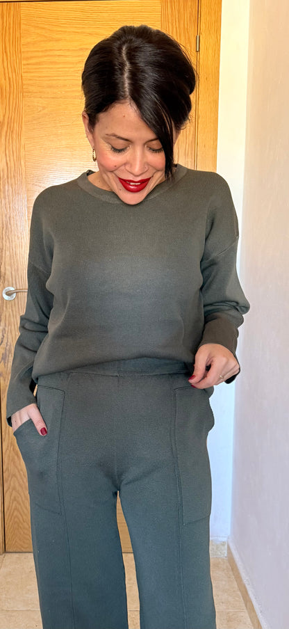 Conjunto Verde oliva Toscana