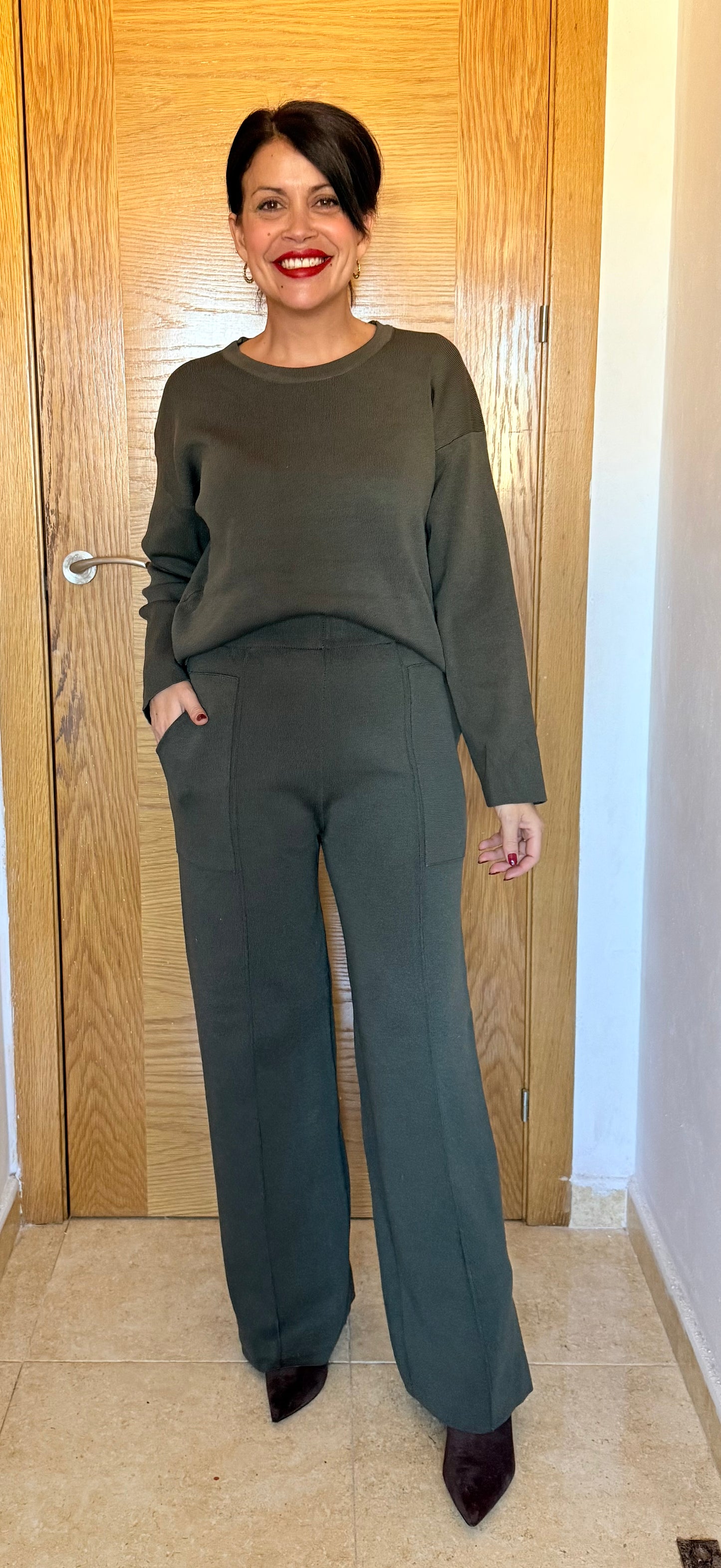 Conjunto Verde oliva Toscana