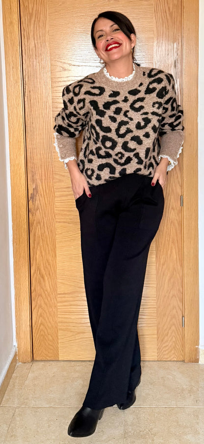 Jersey print puntilla