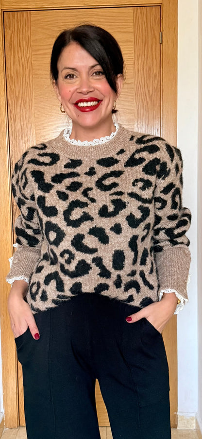 Jersey print puntilla