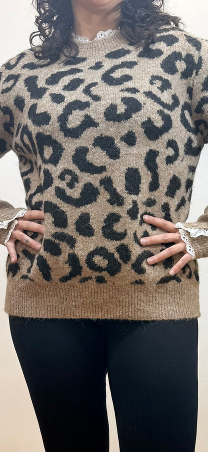 Jersey print puntilla