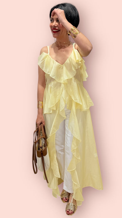 Top Volantes amarillo