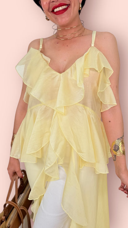 Top Volantes amarillo