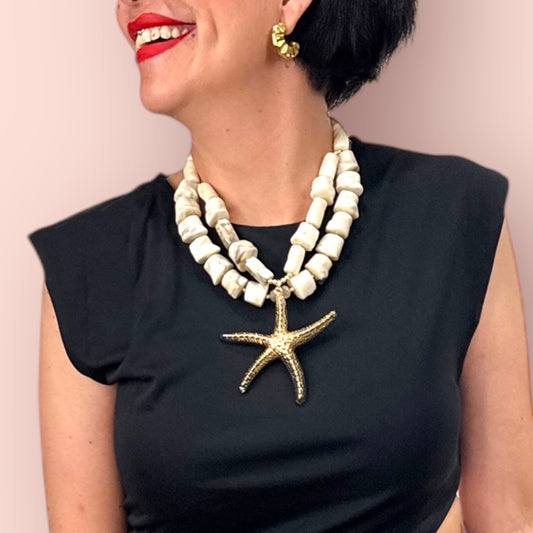 Collar Nácar estrella