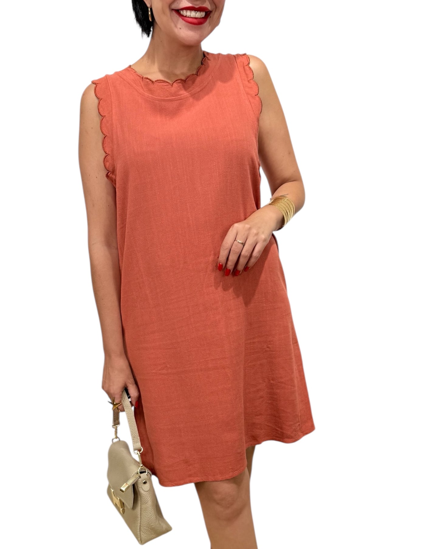 Vestido Lady teja