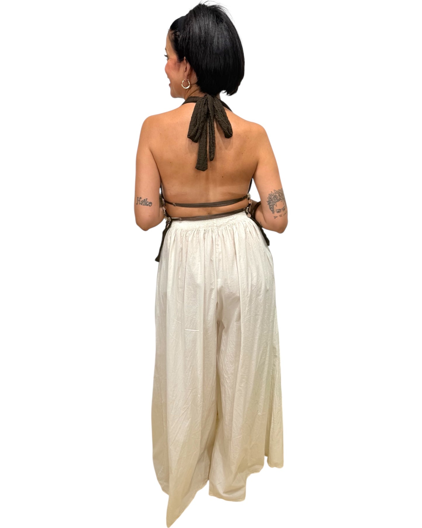Pantalón Elefante algodón crudo