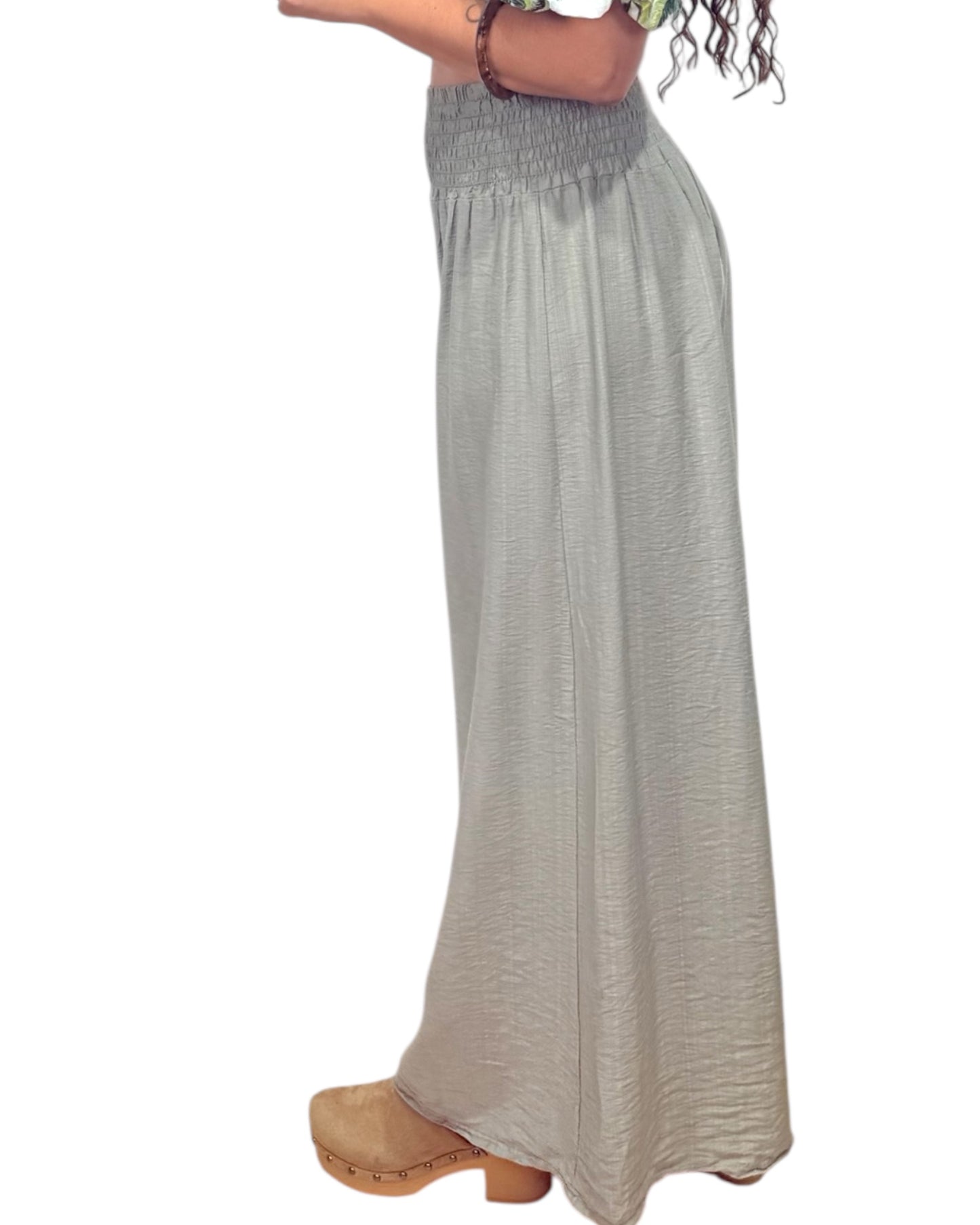 Pantalón nido de abeja kakhi