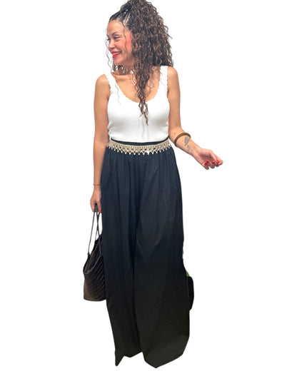 Pantalón Elefante algodón negro