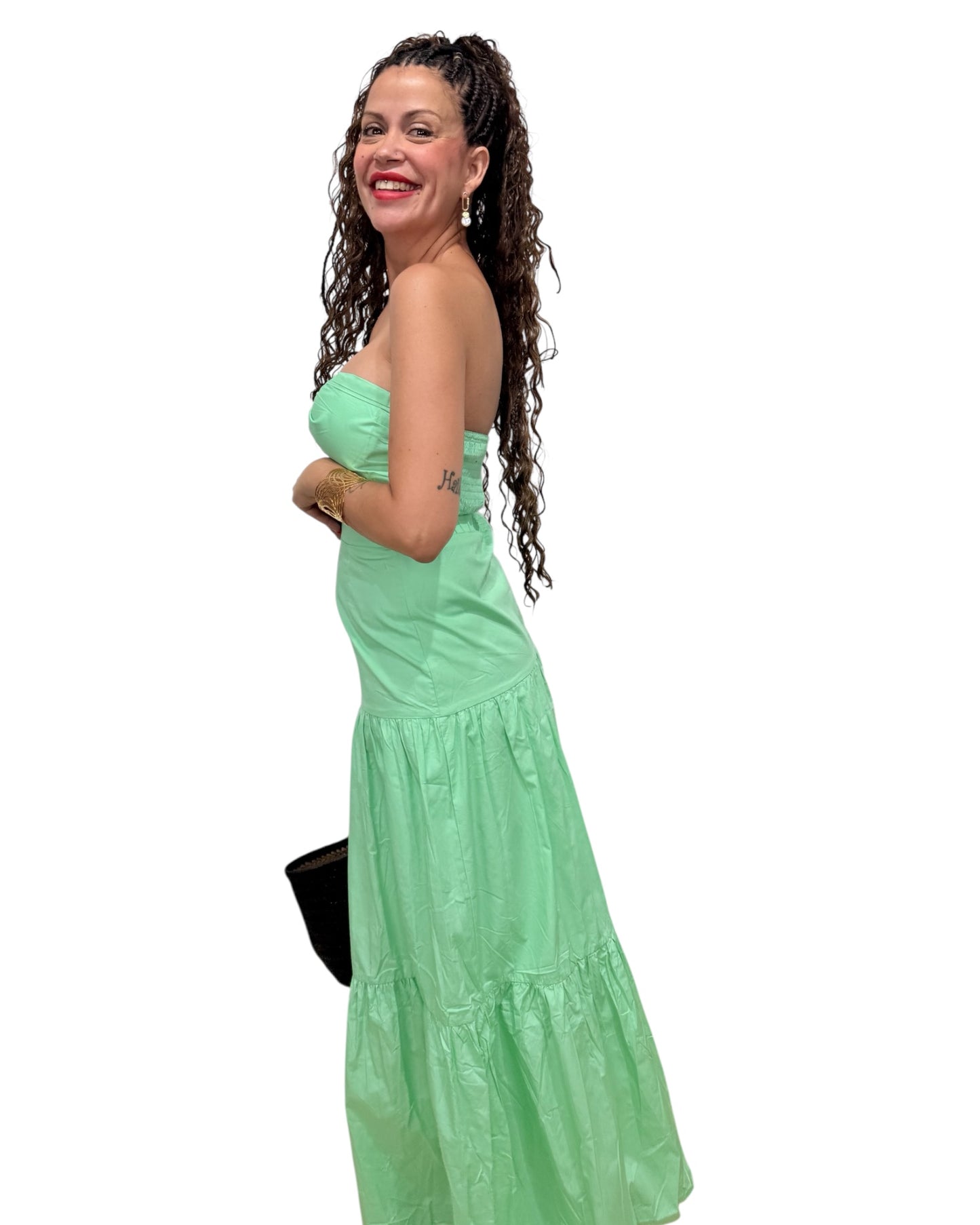 Conjunto verde agua