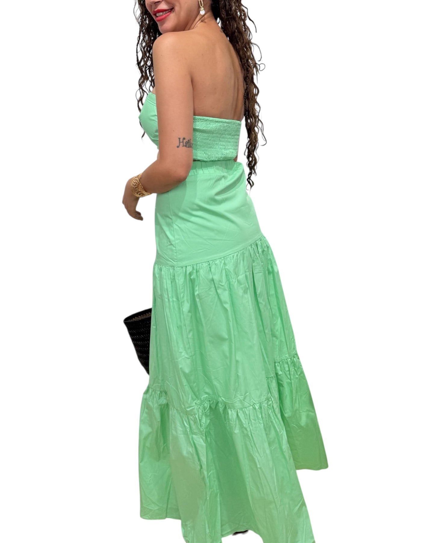 Conjunto verde agua