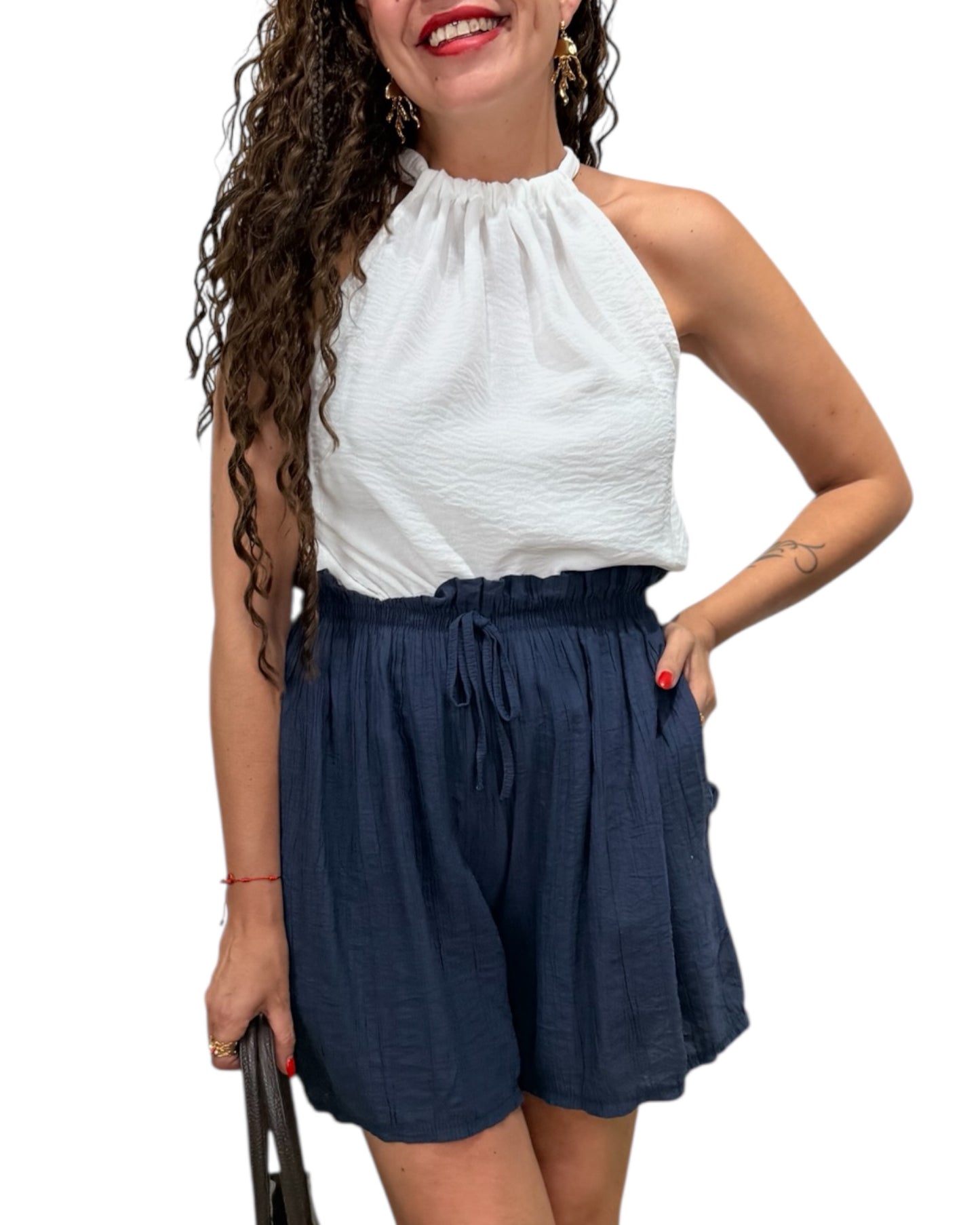 Short azul marino