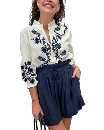 Short azul marino