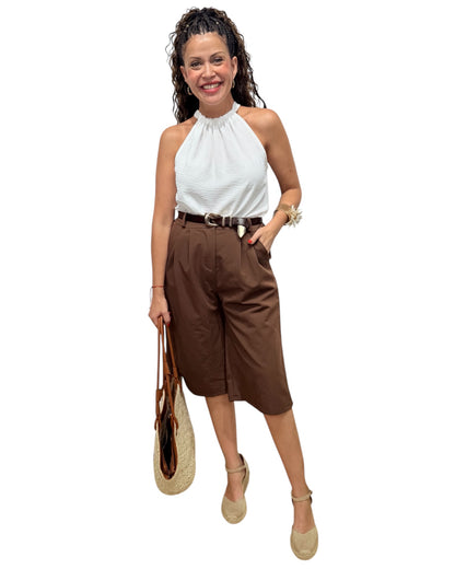 Bermudas Chocolate largas