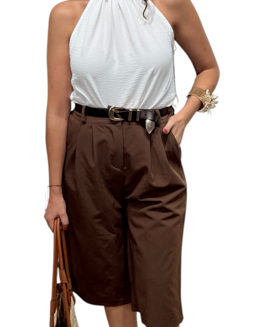 Bermudas Chocolate largas