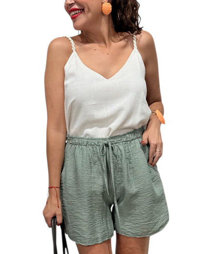Short verde khaki