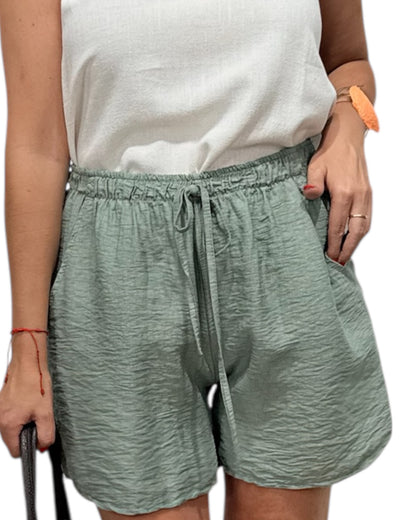 Short verde khaki